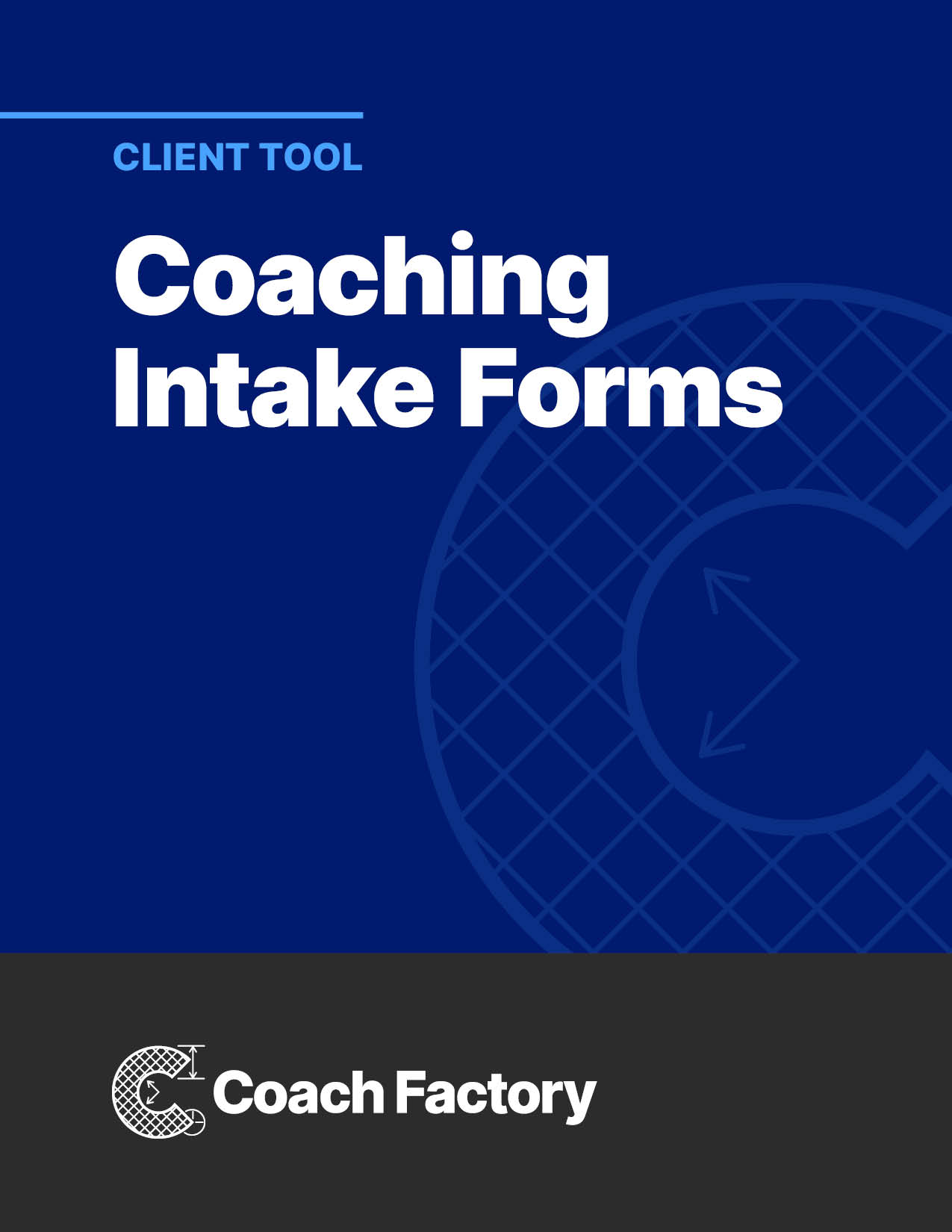 Client Tool: Coaching Intake Forms