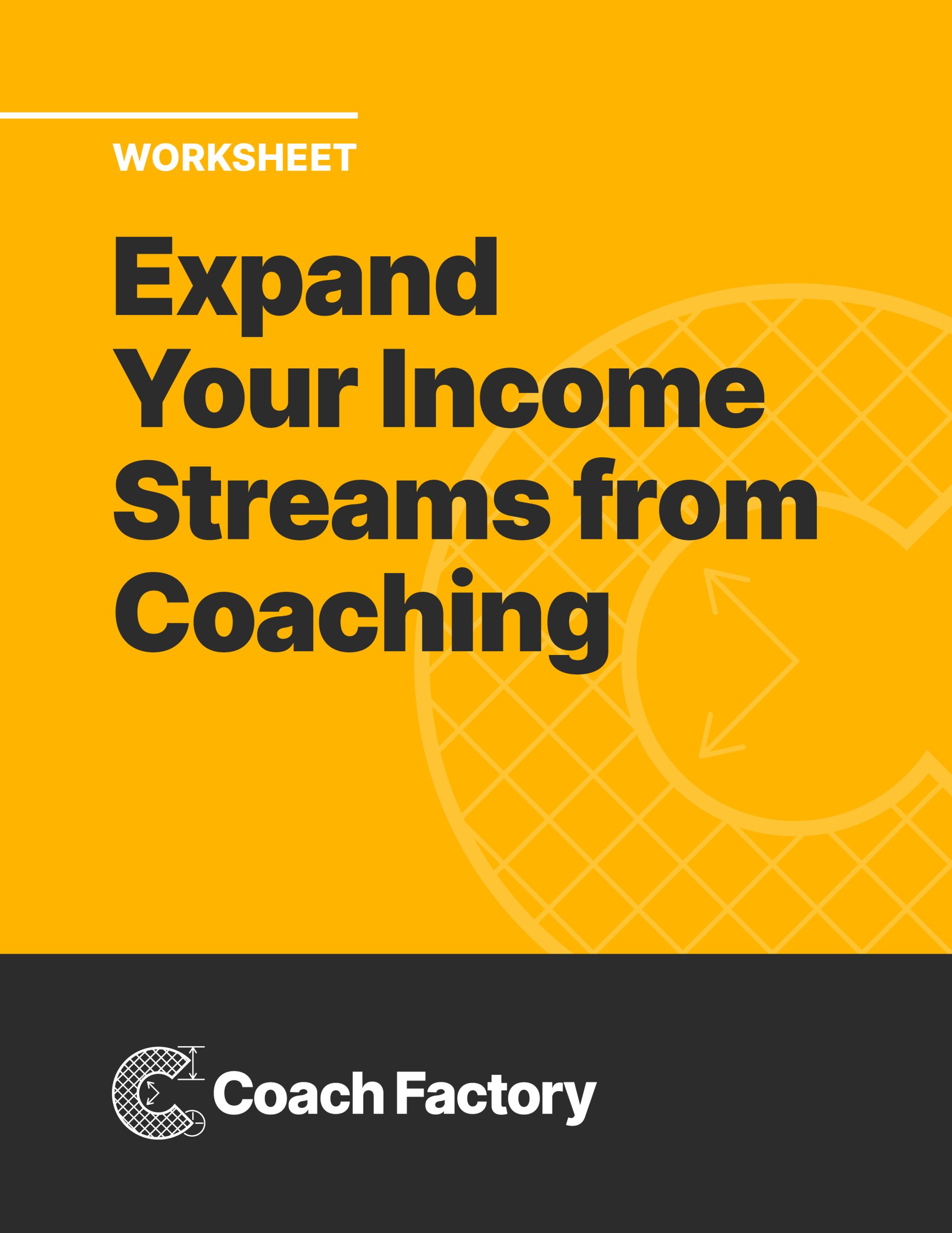 Worksheet Expand Your Income Streams from Coaching