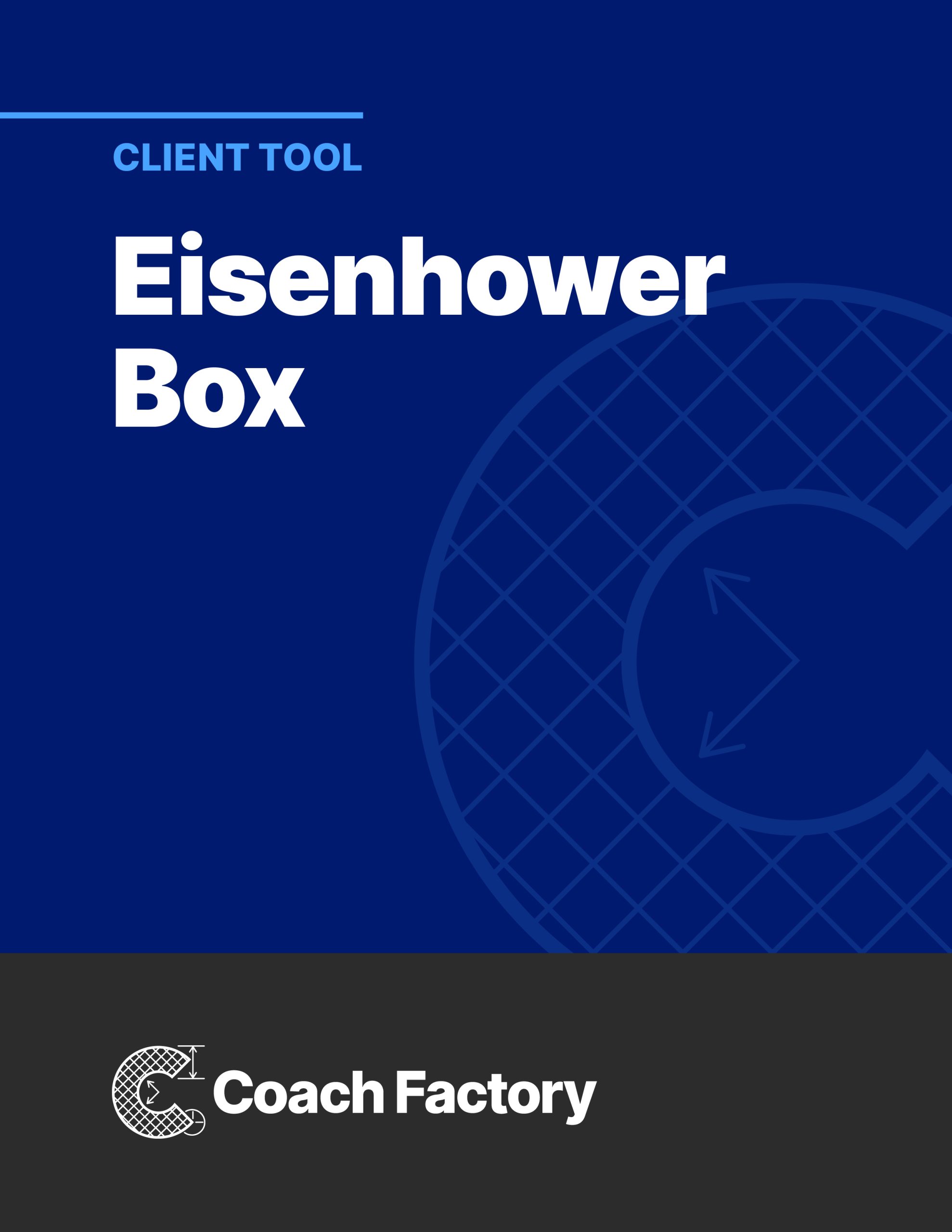 Client Tool Eisenhower Box PDF