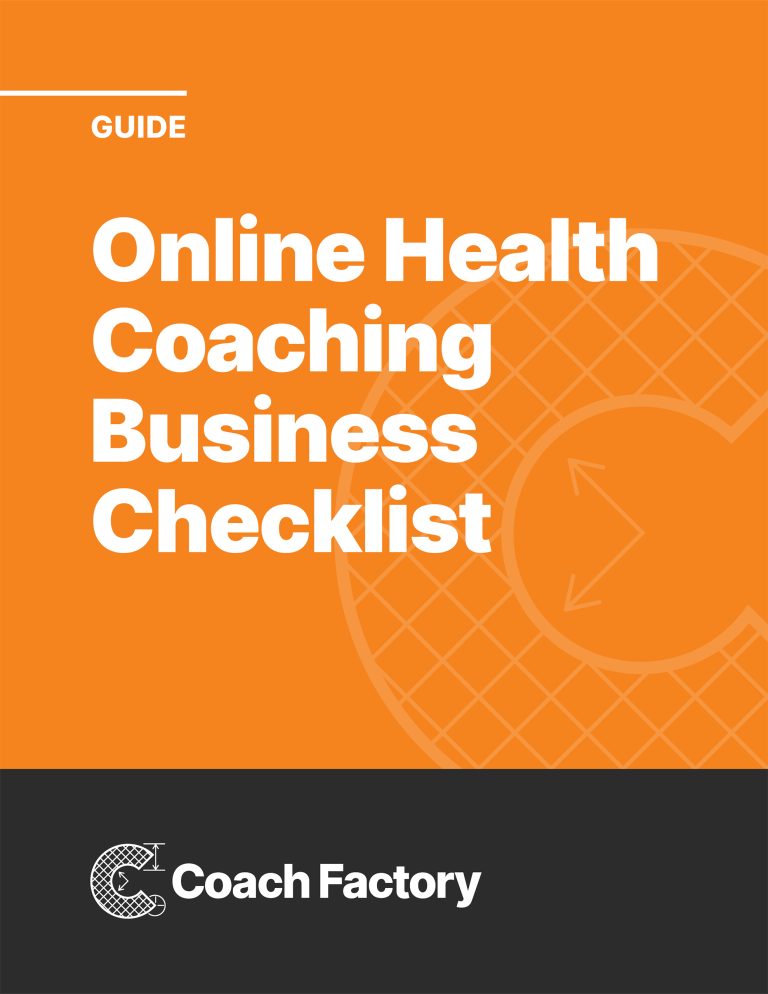 Guide: Online Health Coaching Business Checklist