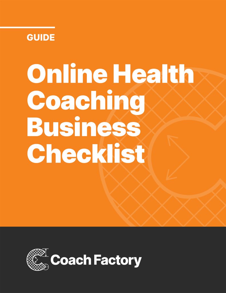 Free Guide: Online Health Coaching Business Checklist