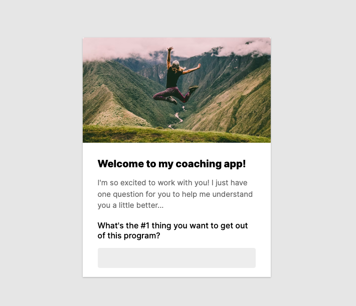 Customizable Coaching Programs on the Nudge app