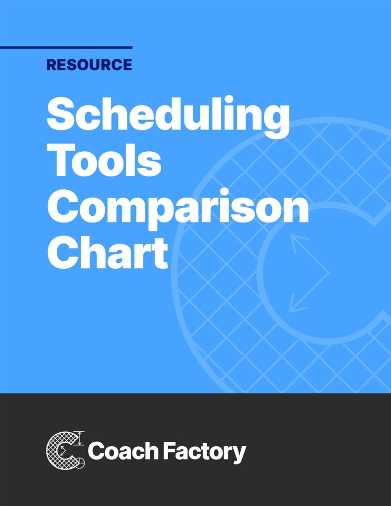 Free Resource: Scheduling Tool Comparison Chart