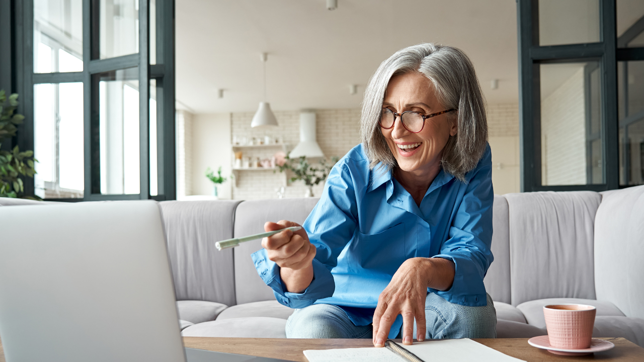 Coach sitting on a sofa breaking out of comfort zones