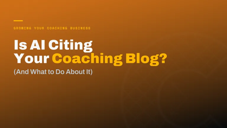 Google Now Shows Whether AI is Citing Your Coaching Blog