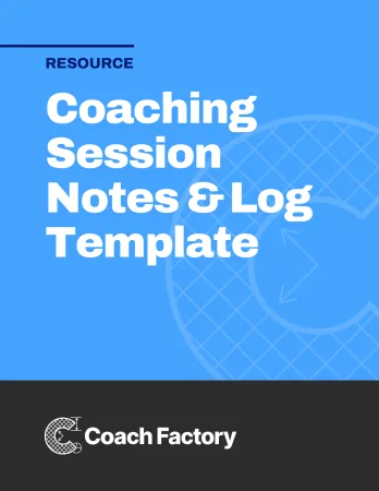 Coaching Session Notes & Log Template