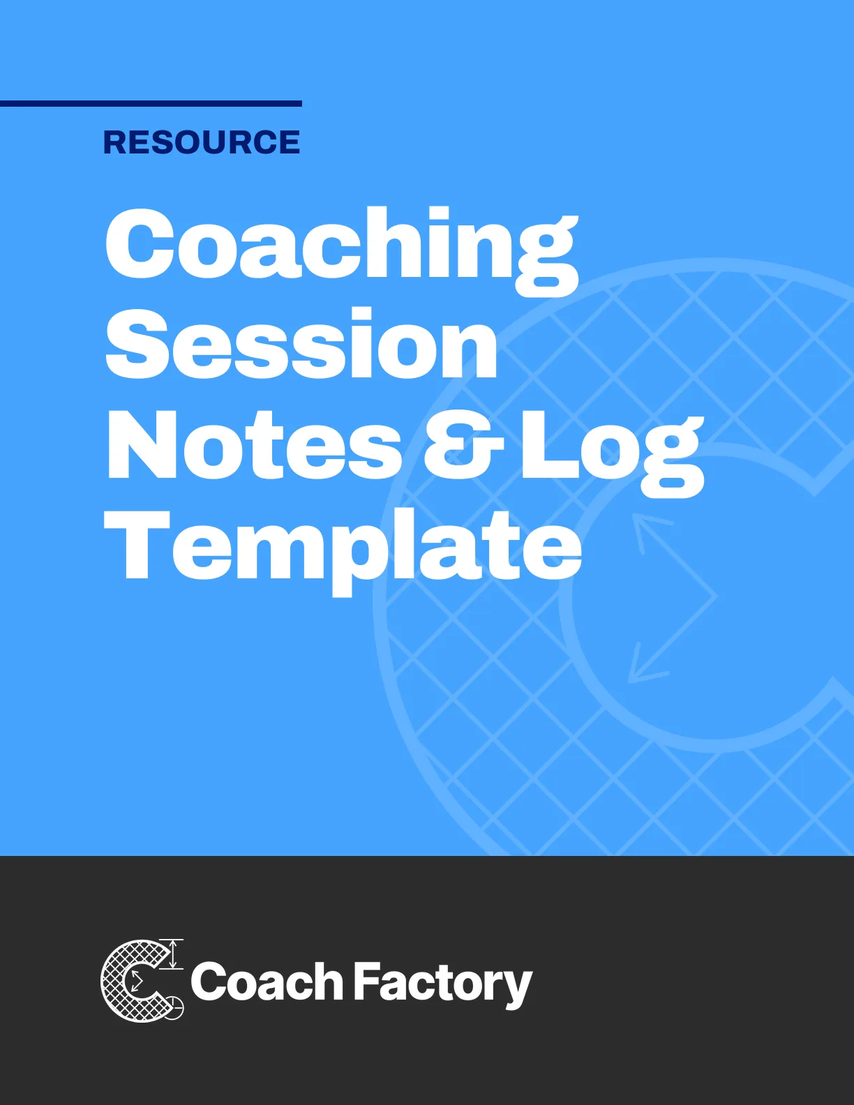 Coaching Session Notes & Log Template