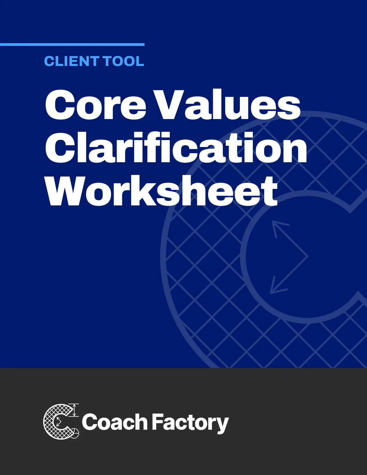 Core Values Clarification Worksheet